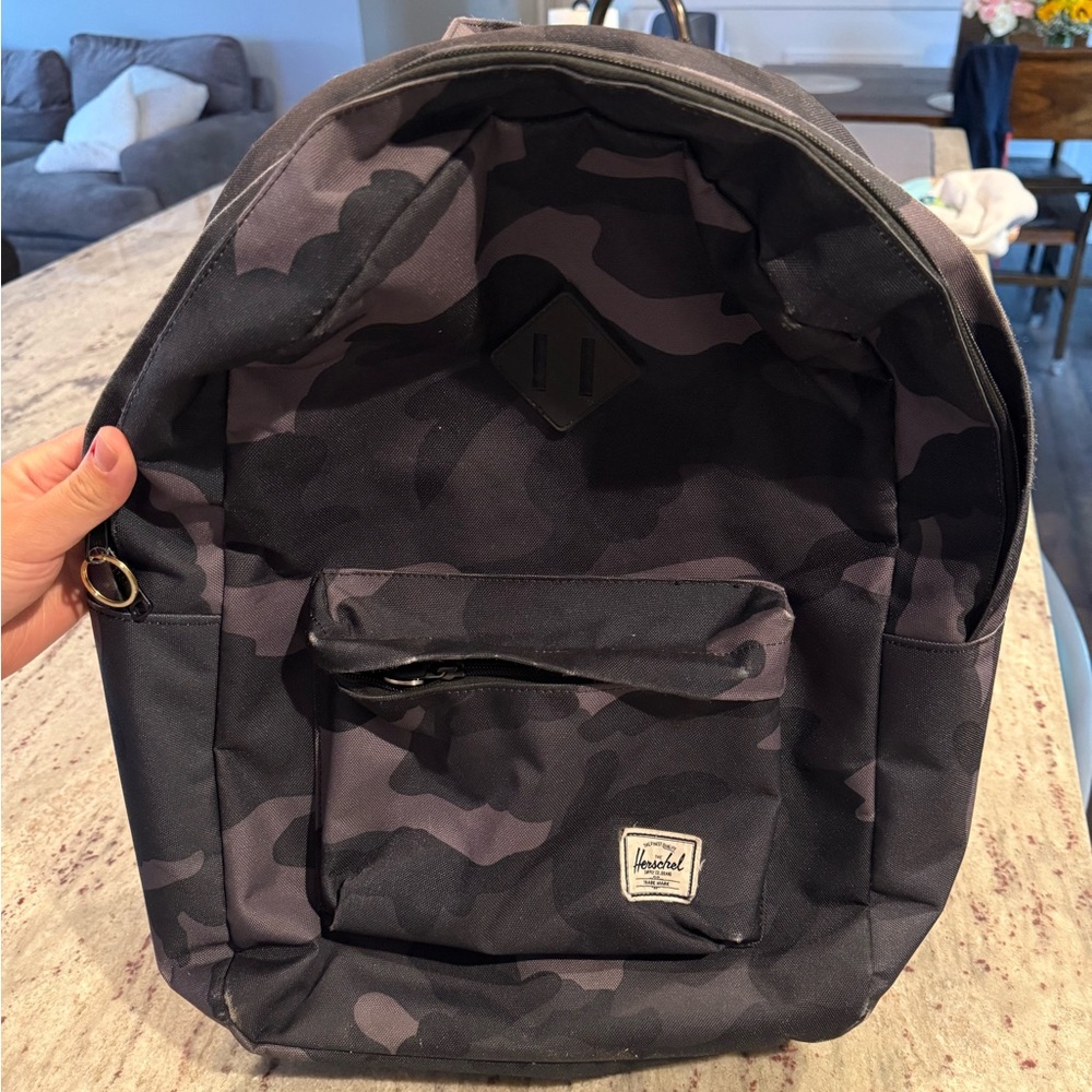 Camo Herschel back pack